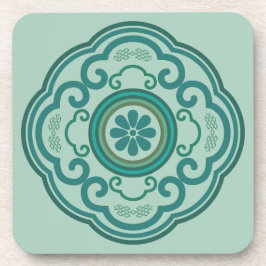 traditionele Chinese groene Ruyi wolk Bier Onderzetter