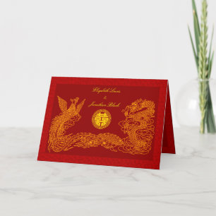 Traditionele Chinese huwelijksuitnodigingen van Ka