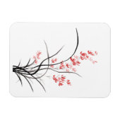 Traditionele Chinese iris - één Magneet (Horizontaal)