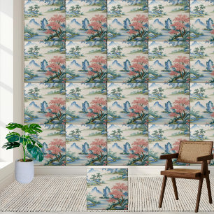 Traditionele Chinese kunst Chinoiserie Landschap T Tegeltje