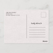 Traditionele Chinese langoest - Nieuw jaar konijn Briefkaart (Achterkant)