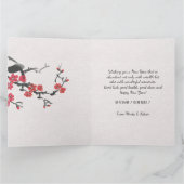 Traditionele Chinese langoest - Nieuw jaar konijn Kaart (Binnen)