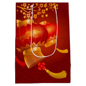 Traditionele Chinese Nieuwjaar Dragon Lanterns MGB Medium Cadeauzakje (Achterkant)