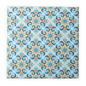 Traditionele Chinese Patroon Artistry Tegeltje (Voorkant)