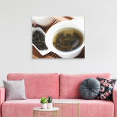 Traditionele Chinese theeceremonie: langthee Canvas Afdruk (Insitu (Woonkamer))