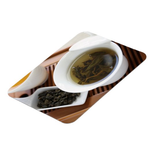 Traditionele Chinese theeceremonie: langthee Magneet (Linkerzijde)