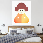 Traditionele Chinese vrouwen Canvas Afdruk (Insitu (Slaapkamer))