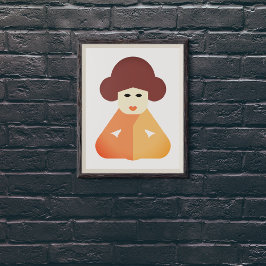 Traditionele Chinese vrouwen Canvas Afdruk