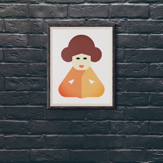 Traditionele Chinese vrouwen Canvas Afdruk