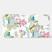 Traditionele Chinoiserie in lentekleuren Case-Mate iPhone Case (Achterkant (horizontaal))