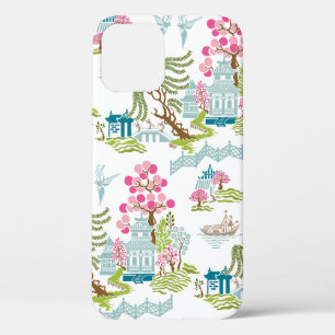 Traditionele Chinoiserie in lentekleuren Case-Mate iPhone Case