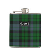 Traditionele Clan MacKay Tartan Pset Flask Heupfles (Voorkant)