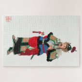 Traditionele Commandant: Klassieke Chinese Militai Legpuzzel (Horizontaal)