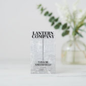 TRADITIONELE CONCRETE VISITEKAARTJE (Staand voorkant)