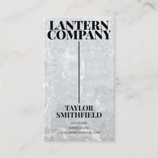 TRADITIONELE CONCRETE VISITEKAARTJE (Voorkant)