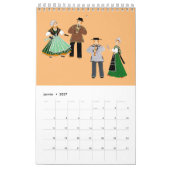 Traditionele Costumes van Frankrijk - Comté Kalender (Jan 2027)