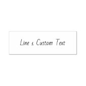 Traditionele Custom Business 1 lijn Handwrite Zelfinktende Stempel (Design)