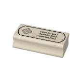 Traditionele Custom Business 3-lijnen voor seriële Rubberstempel (Stempel)