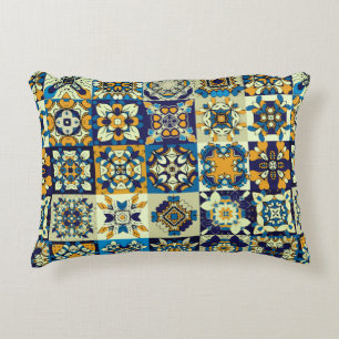 Traditionele decoratieve tegels. Abstracte rug Accent Kussen