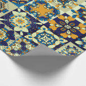 Traditionele decoratieve tegels. Abstracte rug Cadeaupapier (Hoek)