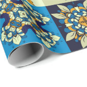 Traditionele decoratieve tegels. Abstracte rug Cadeaupapier (Rol Hoek)