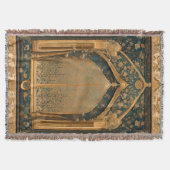 Traditionele deken gegooid voor het moslimgebed (Voorkant)