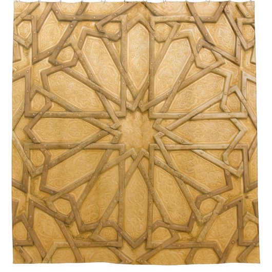 Traditionele details van de deur, Marokko Douchegordijn (Voorkant)