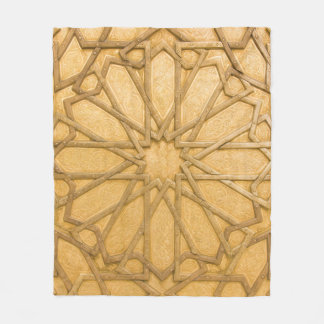 Traditionele details van de deur, Marokko Fleece Deken