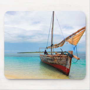 Traditionele Dhow, Zanzibar, Tanzania Muismat