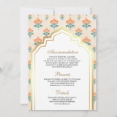 Traditionele Doli Indiase bruid alles in één bruil Kaart (Achterkant)