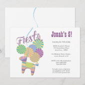 Traditionele Donkey Fiesta Pinata kinderen Birthda Kaart (Voorkant / Achterkant)