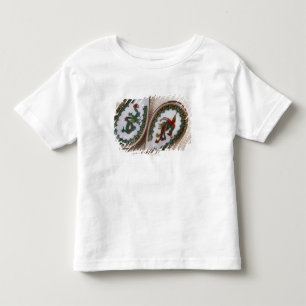 Traditionele draak- en fenix-lepels kinder shirts