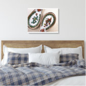Traditionele draak- en fenixlepels canvas afdruk (Insitu (Slaapkamer))