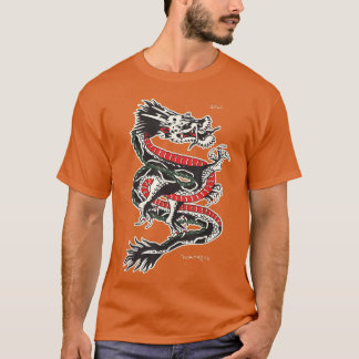 Traditionele draak t-shirt