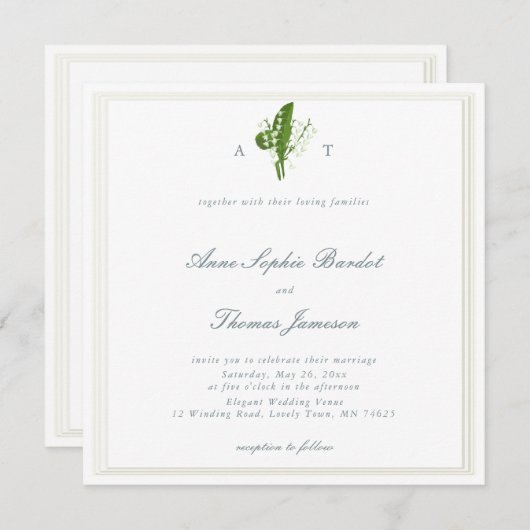 Traditionele driestal in reliëf op Lilly Valley We Kaart (Voorkant / Achterkant)