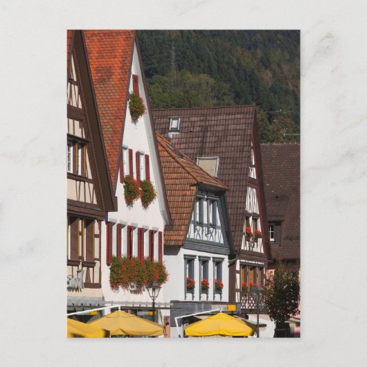 Traditionele Duitse huizen Briefkaart (Voorkant)