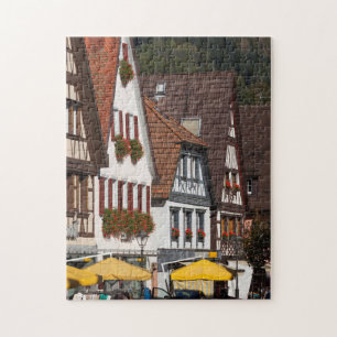 Traditionele Duitse huizen Legpuzzel