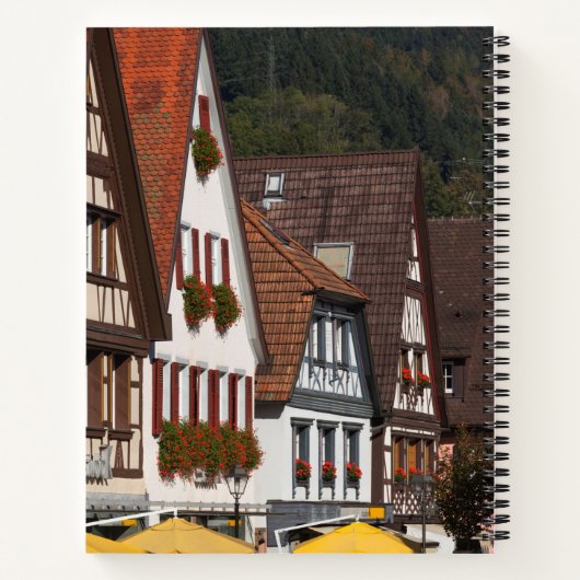 Traditionele Duitse woningen Notitieboek (Achterkant)