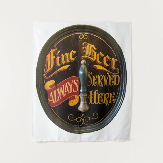 Traditionele echte paling of barbeel wandkleed (Voorkant)