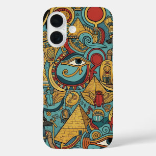 TRADITIONELE EGYPtische KUNST iPhone 16 Hoesje