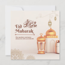 traditionele Eid-zegeningenkaart
