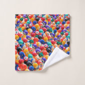 Traditionele Eightball Colors Bath Towel Set Bad Handdoek (Wasdoekje)