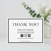 Traditionele elegant Dank u Aangepaste media invoe (Staand voorkant)