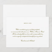 Traditionele Elegante Geslacht Neutrale Geboorte Aankondiging (Voorkant / Achterkant)