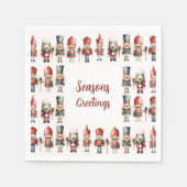 Traditionele Elegante Notenkraker Kerstvakantie Servet (Voorkant)