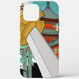 Traditionele elegantie: Japanse Pagode Telefoonhoe Case-Mate iPhone Case