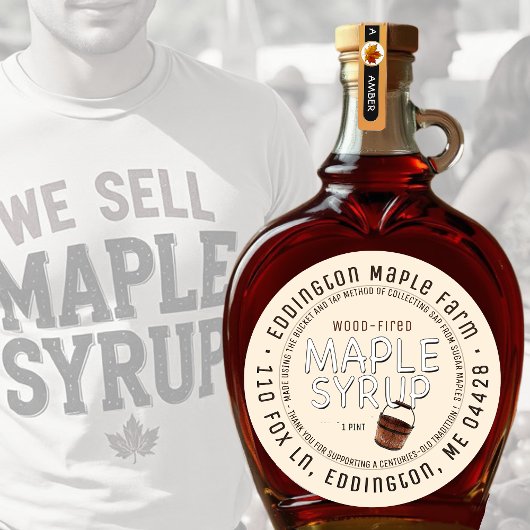 Traditionele emmer- en tapemaplusje voor de method ronde sticker