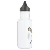 Traditionele en moderne Lacrosse stokken Waterfles (Links)