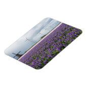 Traditionele en moderne windmolen in Holland magne Magneet (Linkerzijde)