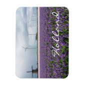 Traditionele en moderne windmolen in Nederland tek Magneet (Verticaal)